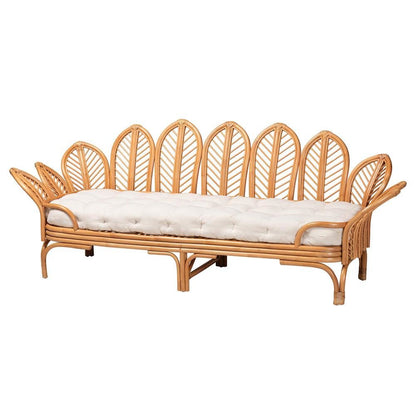 Loften Bohemian Light Honey Rattan Daybed
