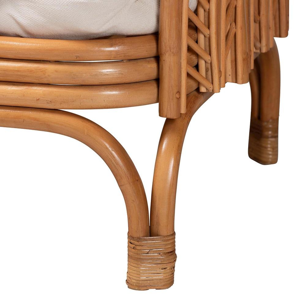 Loften Bohemian Light Honey Rattan Daybed