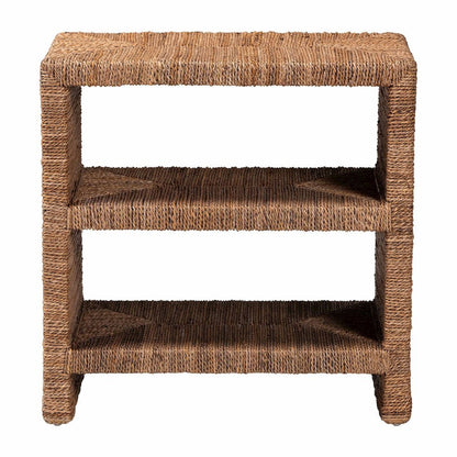 Liza Bohemian Natural Seagrass End Table