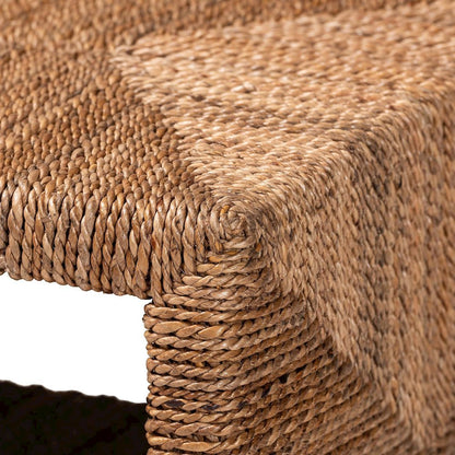 Liza Bohemian Natural Seagrass End Table