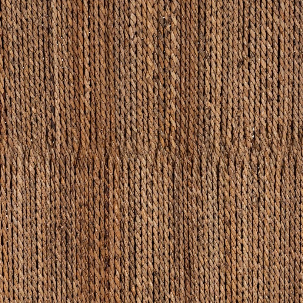 Liza Bohemian Natural Seagrass and Wood Accent Bench