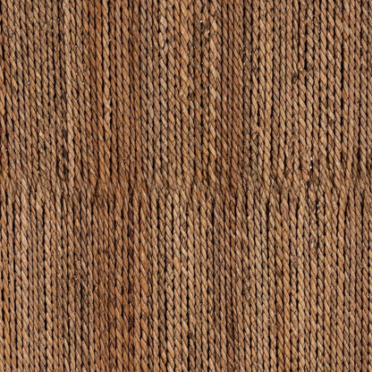 Liza Bohemian Natural Seagrass and Wood Accent Bench
