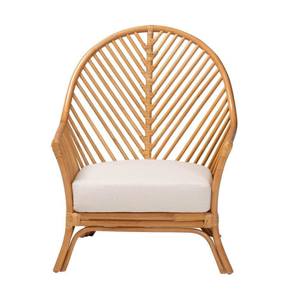 Lisabon Bohemian Light Honey Rattan Arm Chair