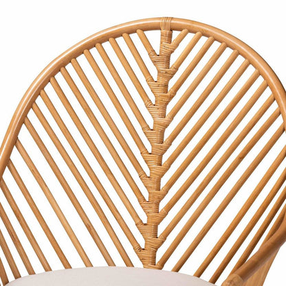 Lisabon Bohemian Light Honey Rattan Arm Chair