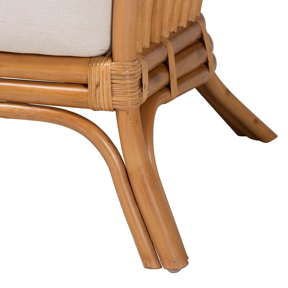 Lisabon Bohemian Light Honey Rattan Arm Chair