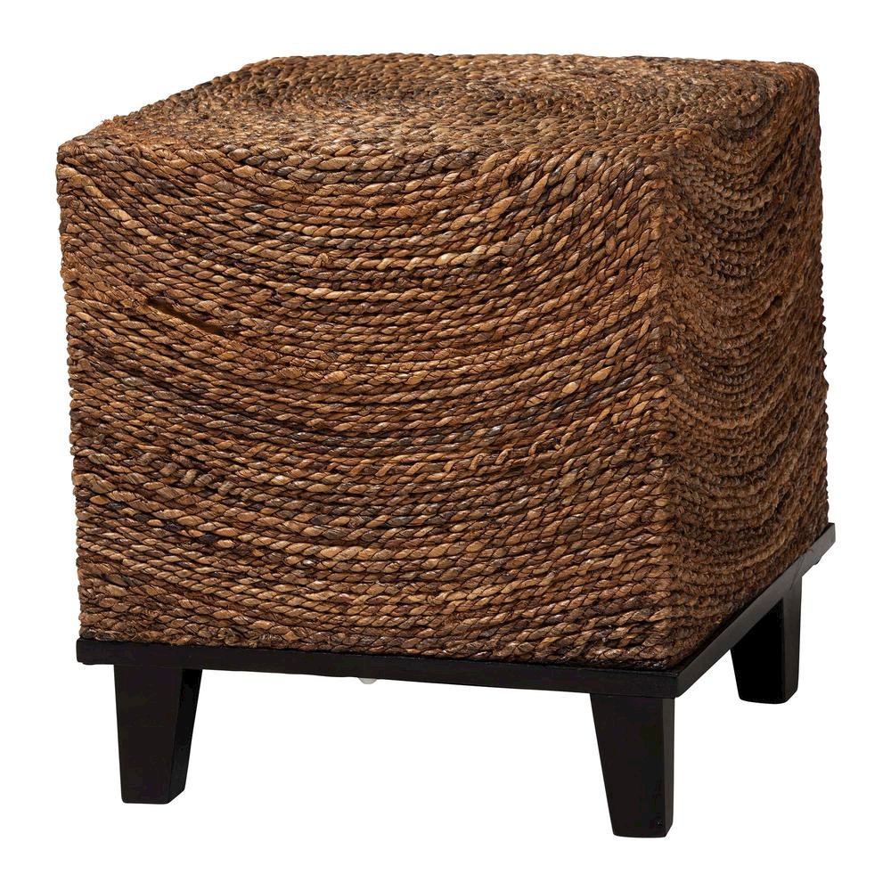 Verino Bohemian Natural Seagrass End Table