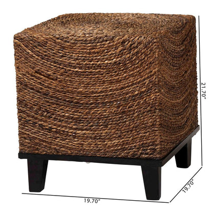Verino Bohemian Natural Seagrass End Table