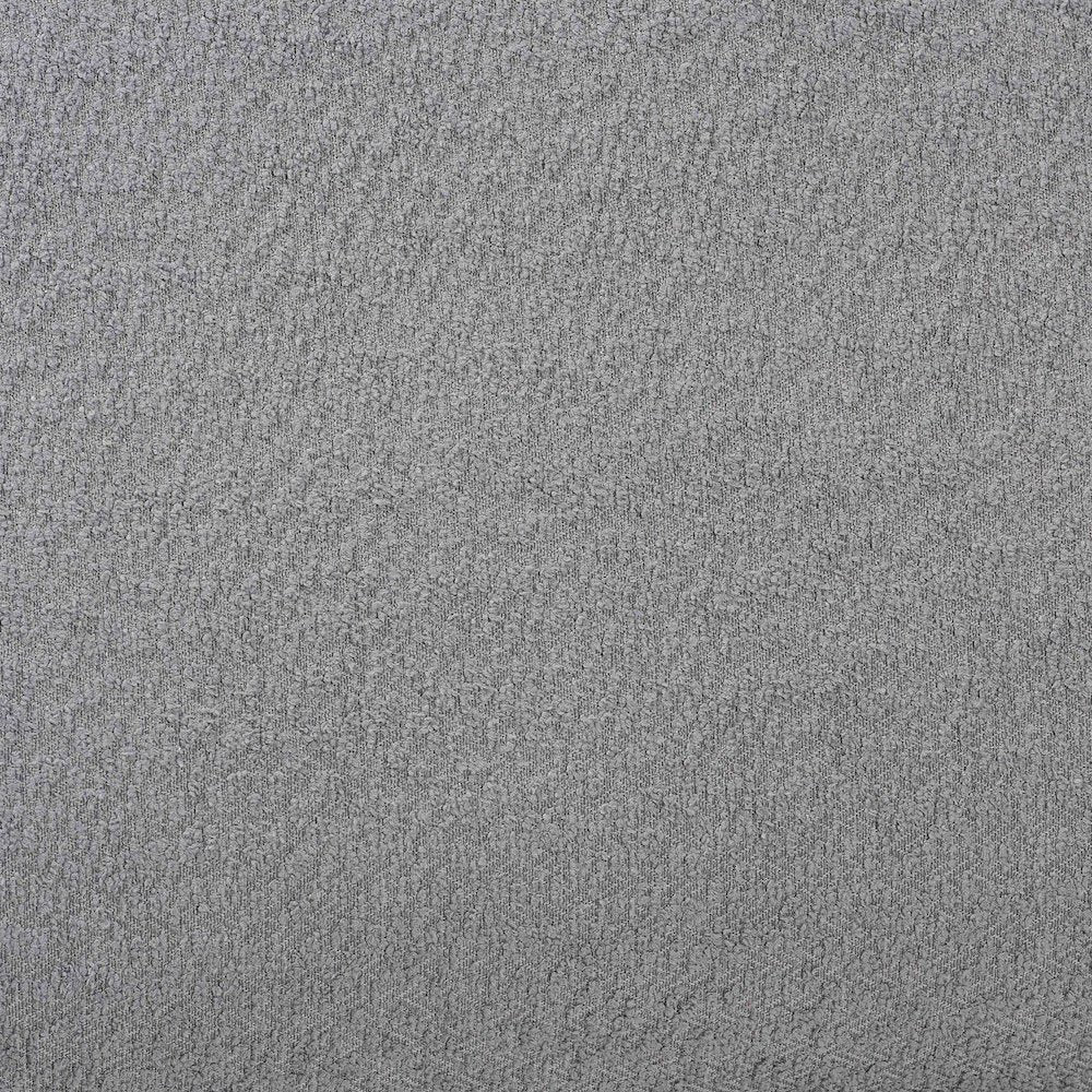 Uriel Mid-Century Modern Grey Boucle Fabric Sofa