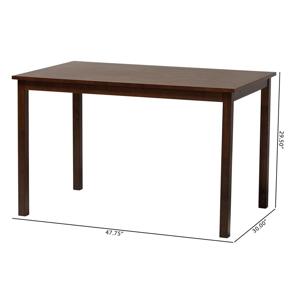 Baxton Studio Andrew Modern Dining Table