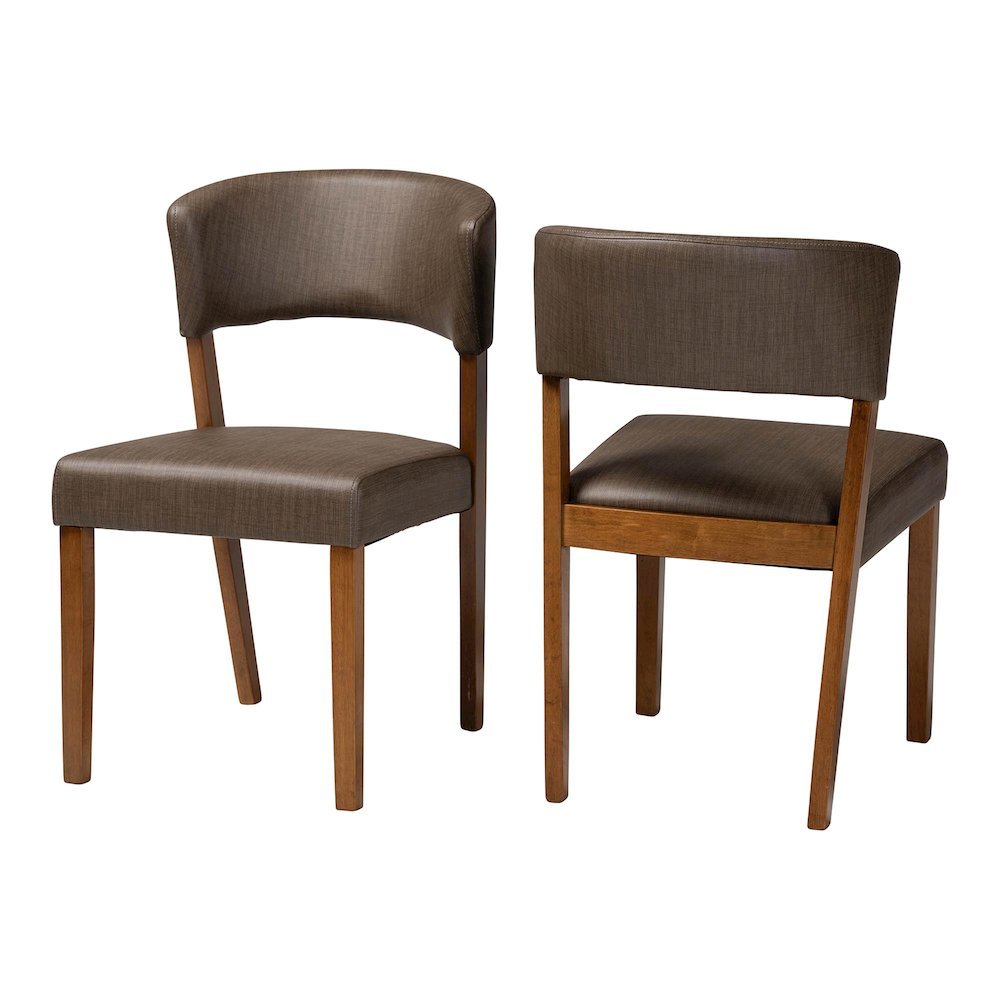 Leather Dining Chairs (Set of 2)