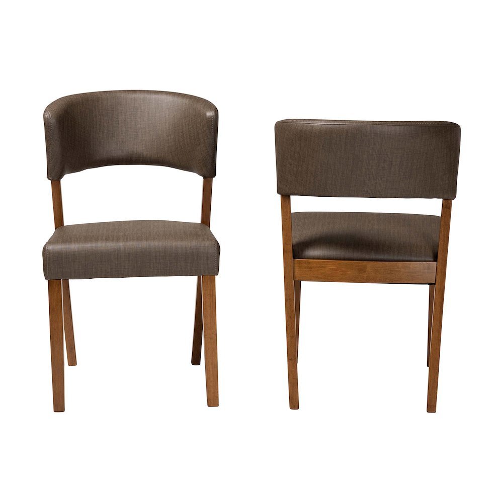 Leather Dining Chairs (Set of 2)