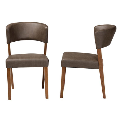 Leather Dining Chairs (Set of 2)