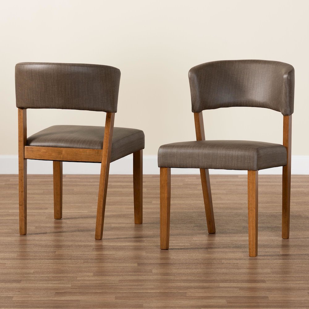 Leather Dining Chairs (Set of 2)