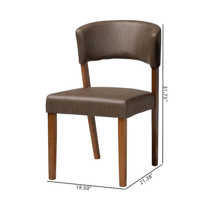 Leather Dining Chairs (Set of 2)