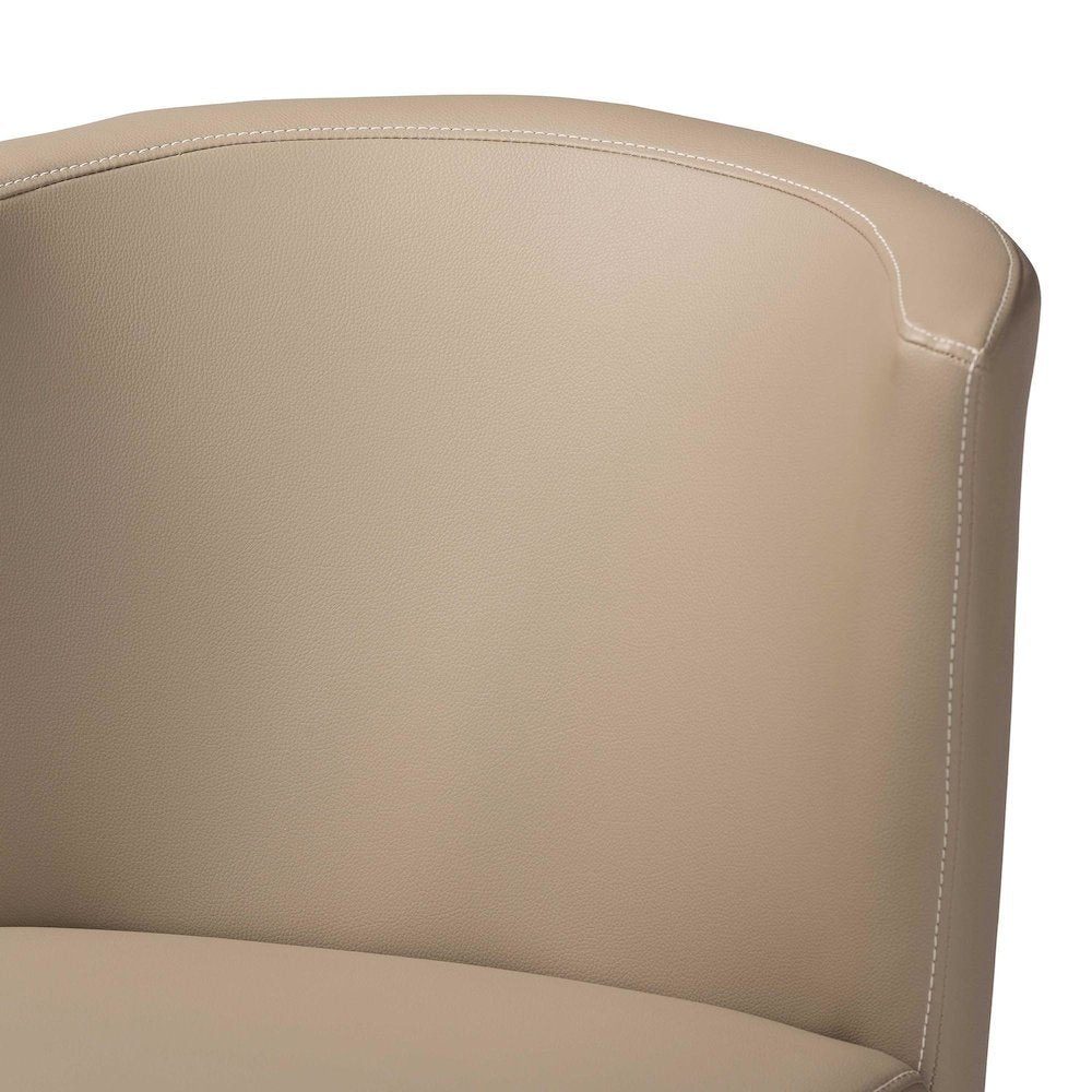 Leather Pub Stool (Set of 2)