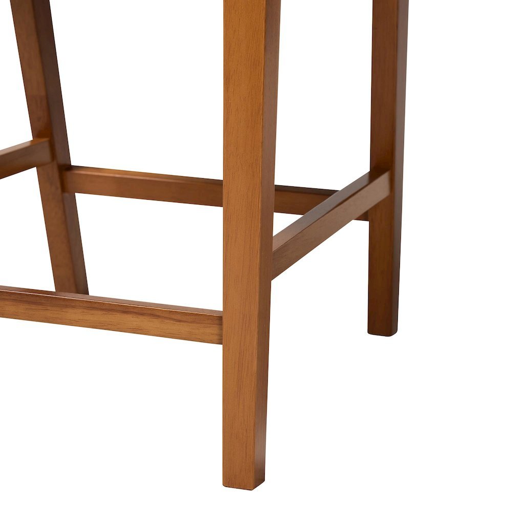 Leather Pub Stool (Set of 2)