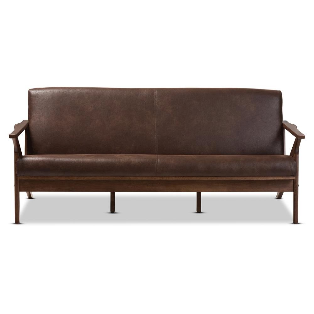 Leather 3-Seater Sofa