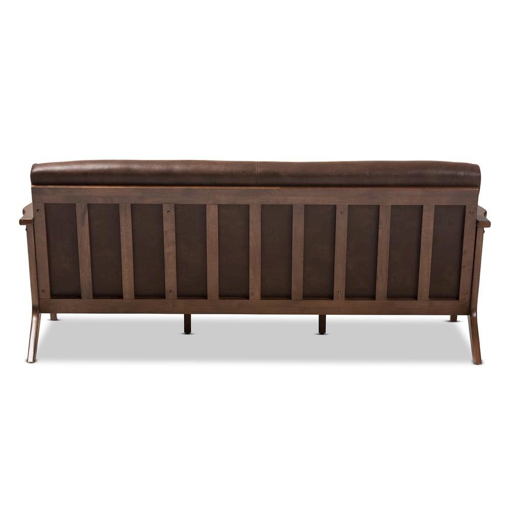 Leather 3-Seater Sofa
