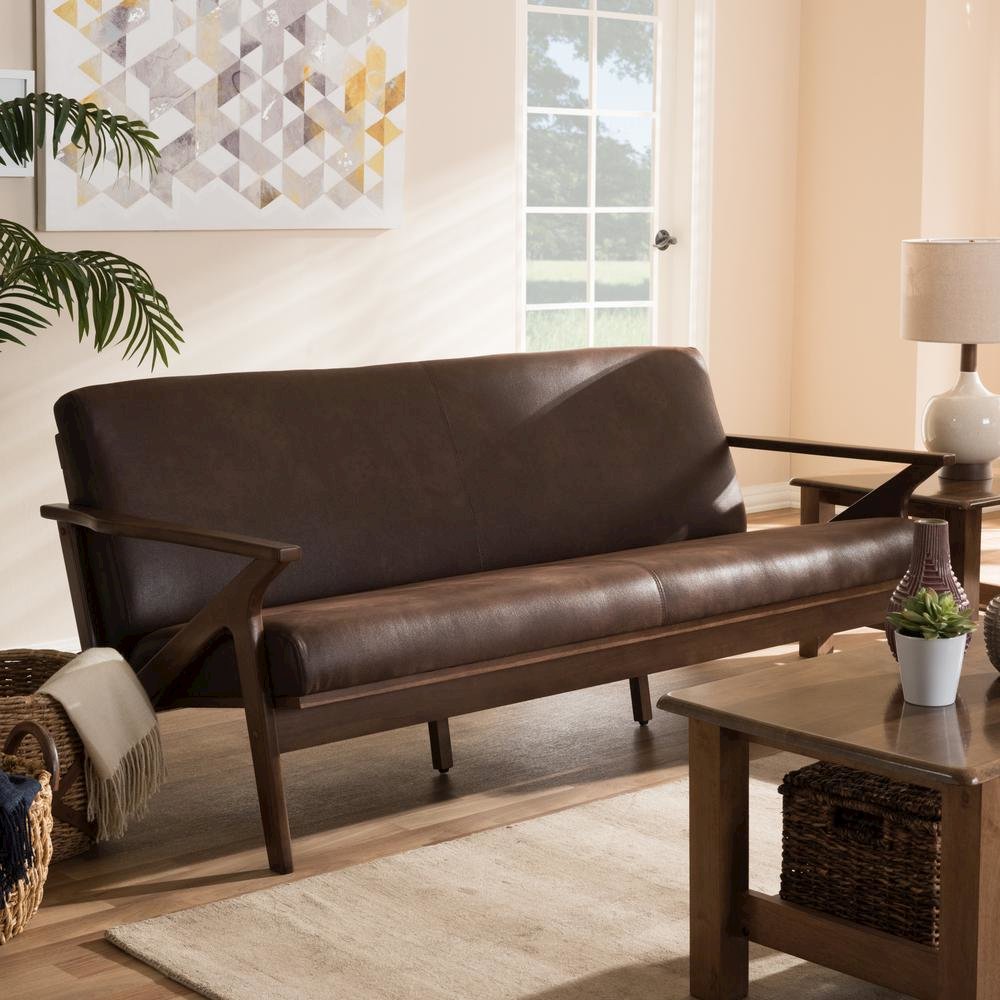 Leather 3-Seater Sofa