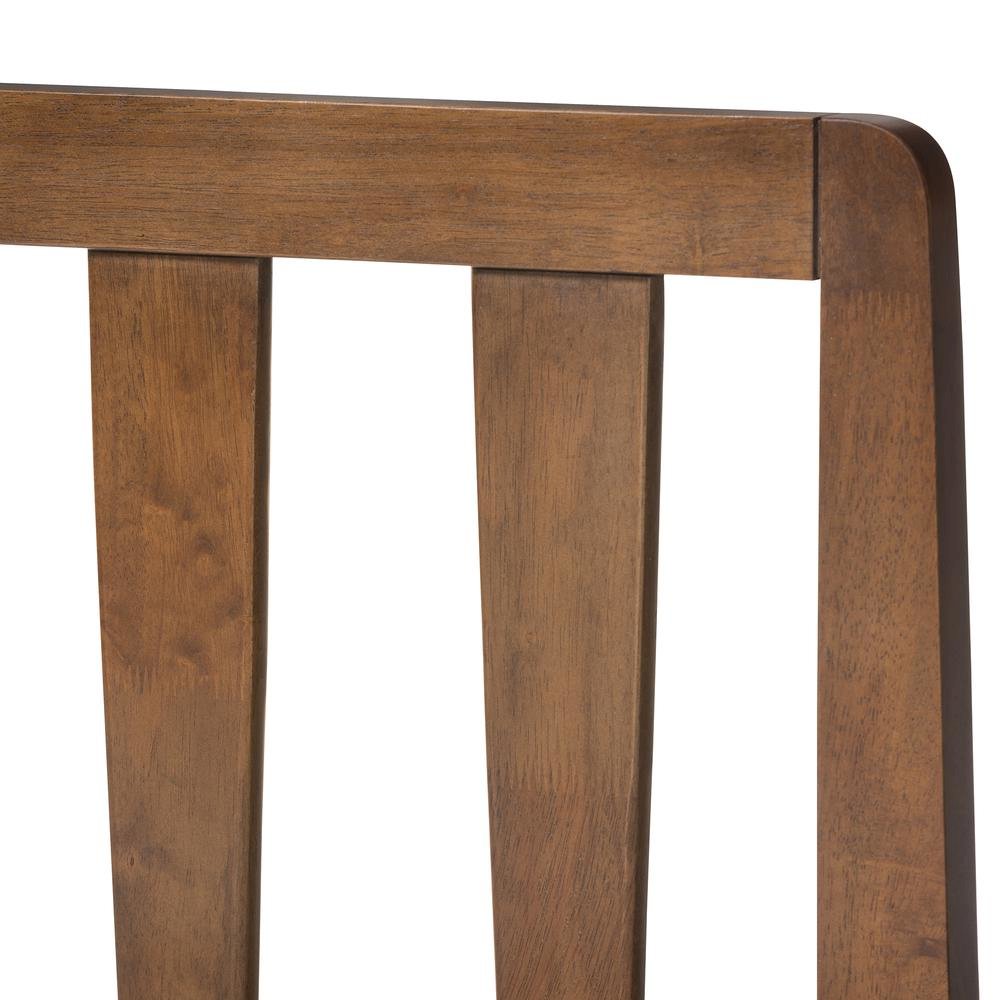 Raurey Modern and Contemporary Walnut Finished Queen Size Storage Platform Bed