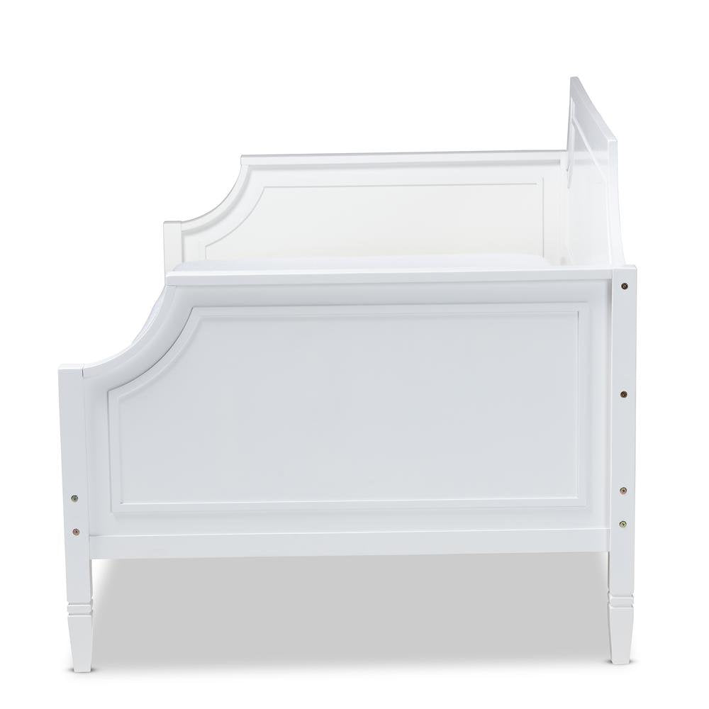 Mariana Classic and Traditional White Finished Wood Twin Size Daybed
