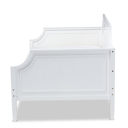 Mariana Classic and Traditional White Finished Wood Twin Size Daybed