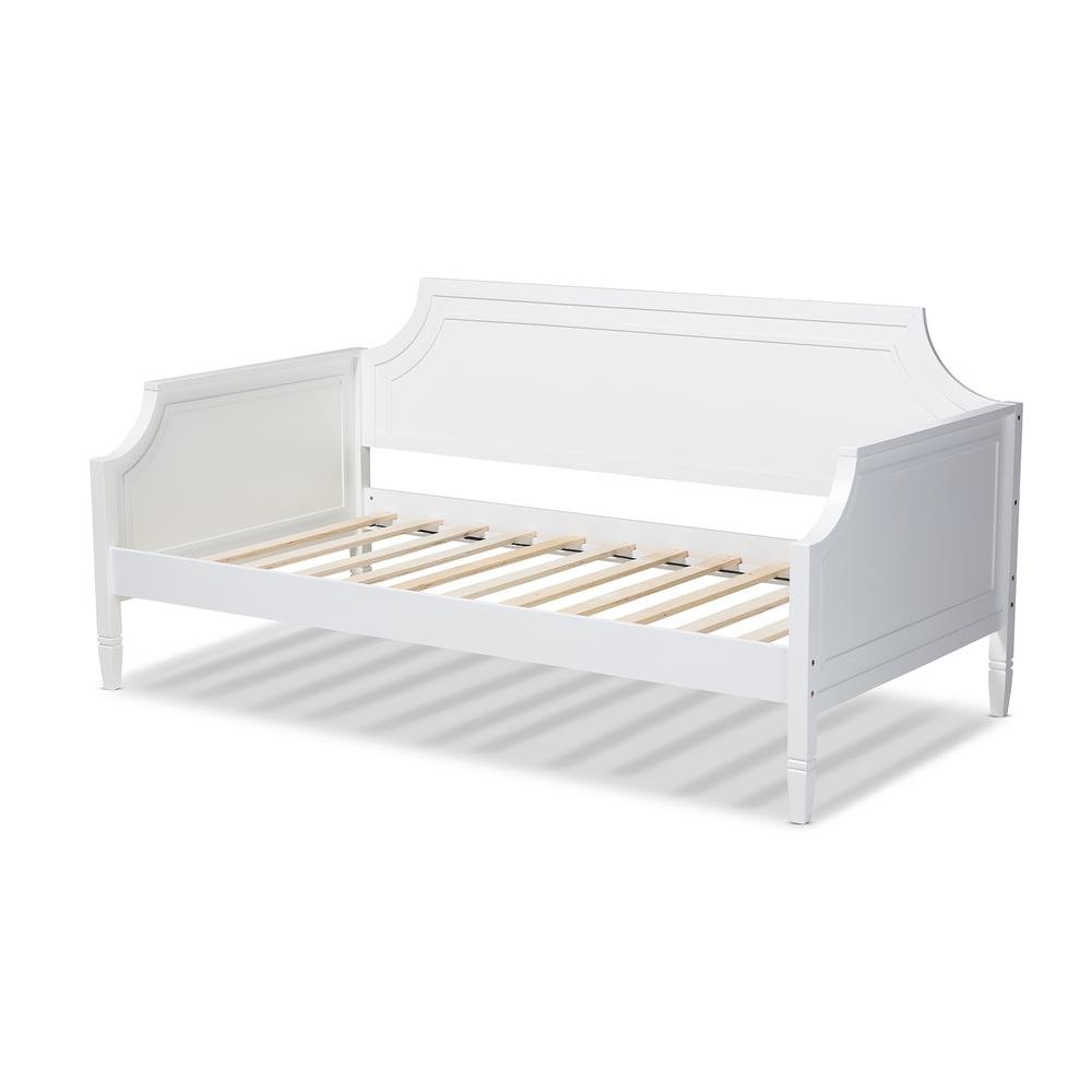 Mariana Classic and Traditional White Finished Wood Twin Size Daybed