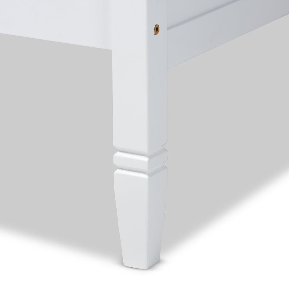 Mariana Classic and Traditional White Finished Wood Twin Size Daybed