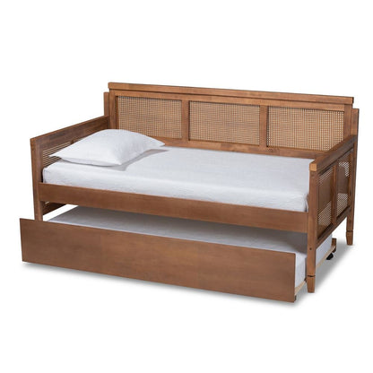 Synthetic Rattan Daybed with Trundle