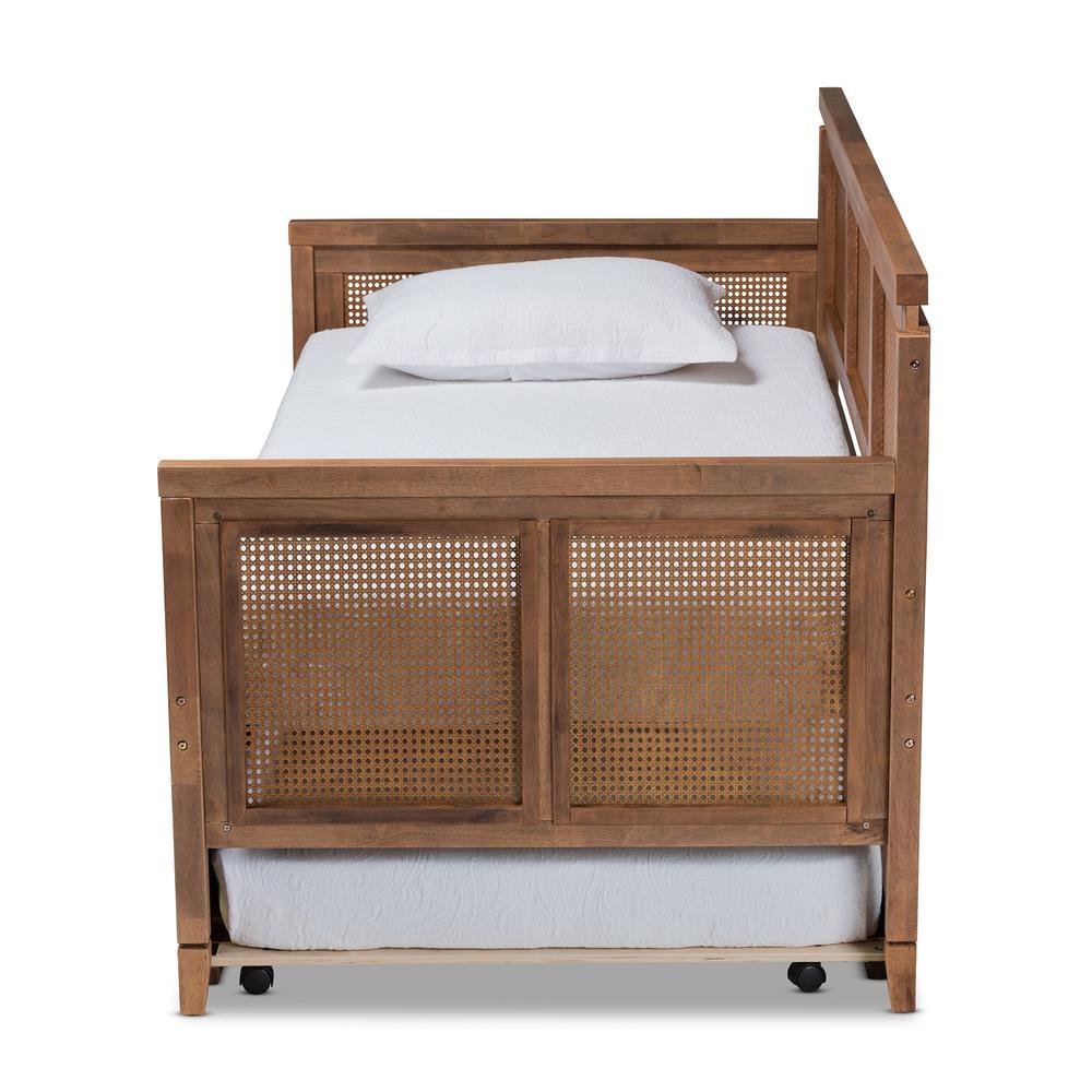 Synthetic Rattan Daybed with Trundle