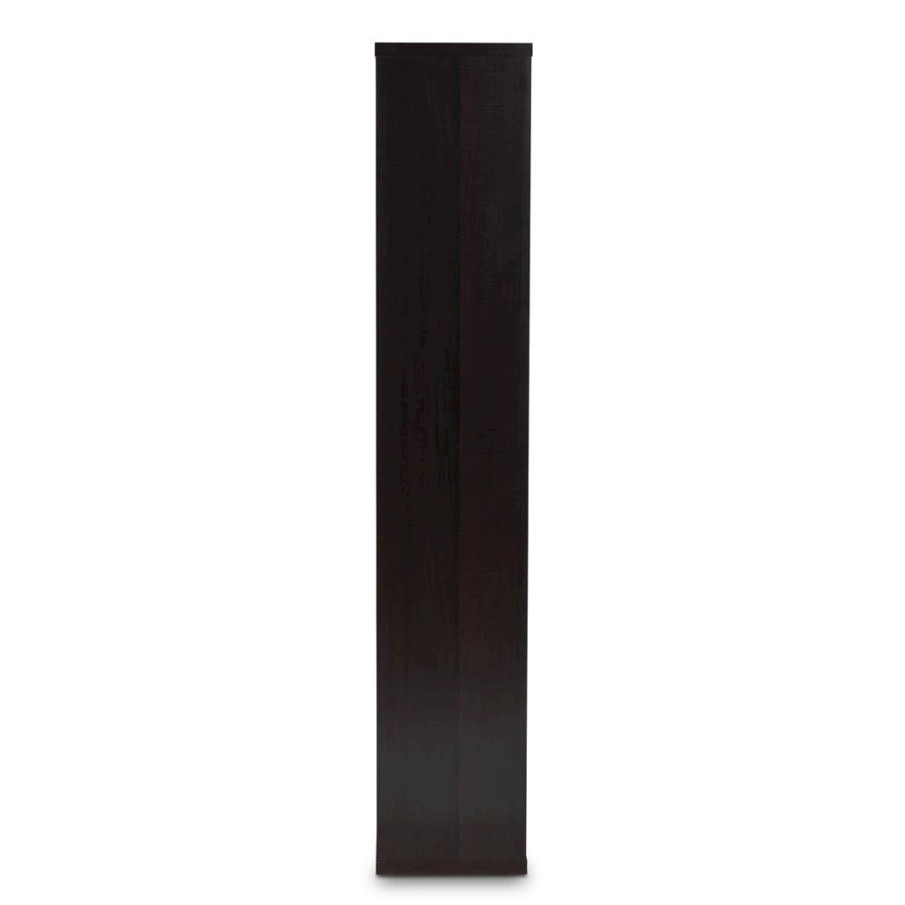 Dark Brown Finished 8-Cube Multipurpose Storage Shelf