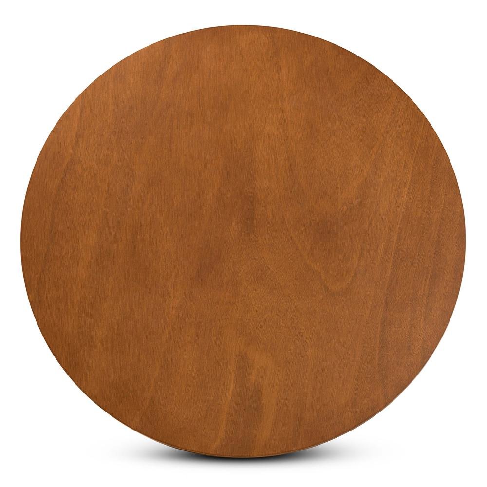 Grey Fabric Upholstered and Walnut Brown Finished Wood 5-Piece Dining Set