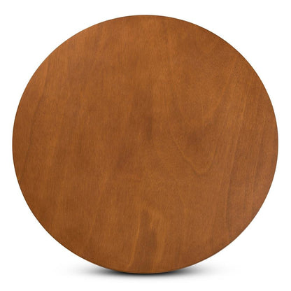 Grey Fabric Upholstered and Walnut Brown Finished Wood 5-Piece Dining Set