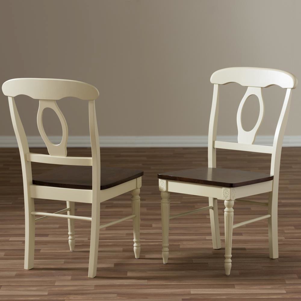 "Cherry" Brown Finishing Wood Dining Chair