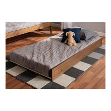 Alya Classic Traditional Farmhouse Walnut Brown Finished Wood Twin Size Trundle