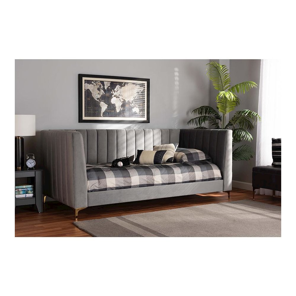 Gold Finished Twin Size Daybed