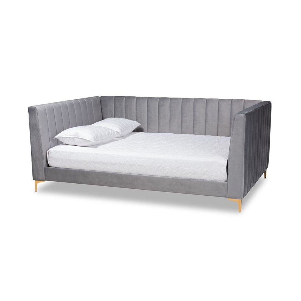 Gold Finished Queen Size Daybed