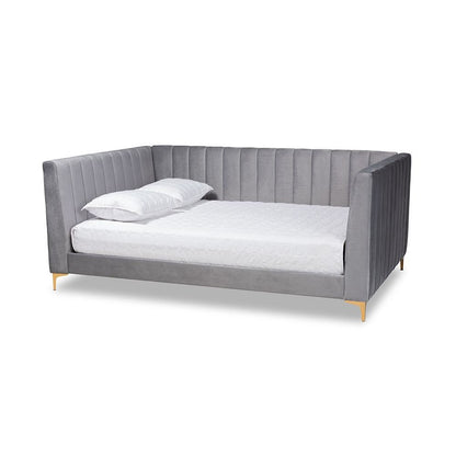 Gold Finished Queen Size Daybed