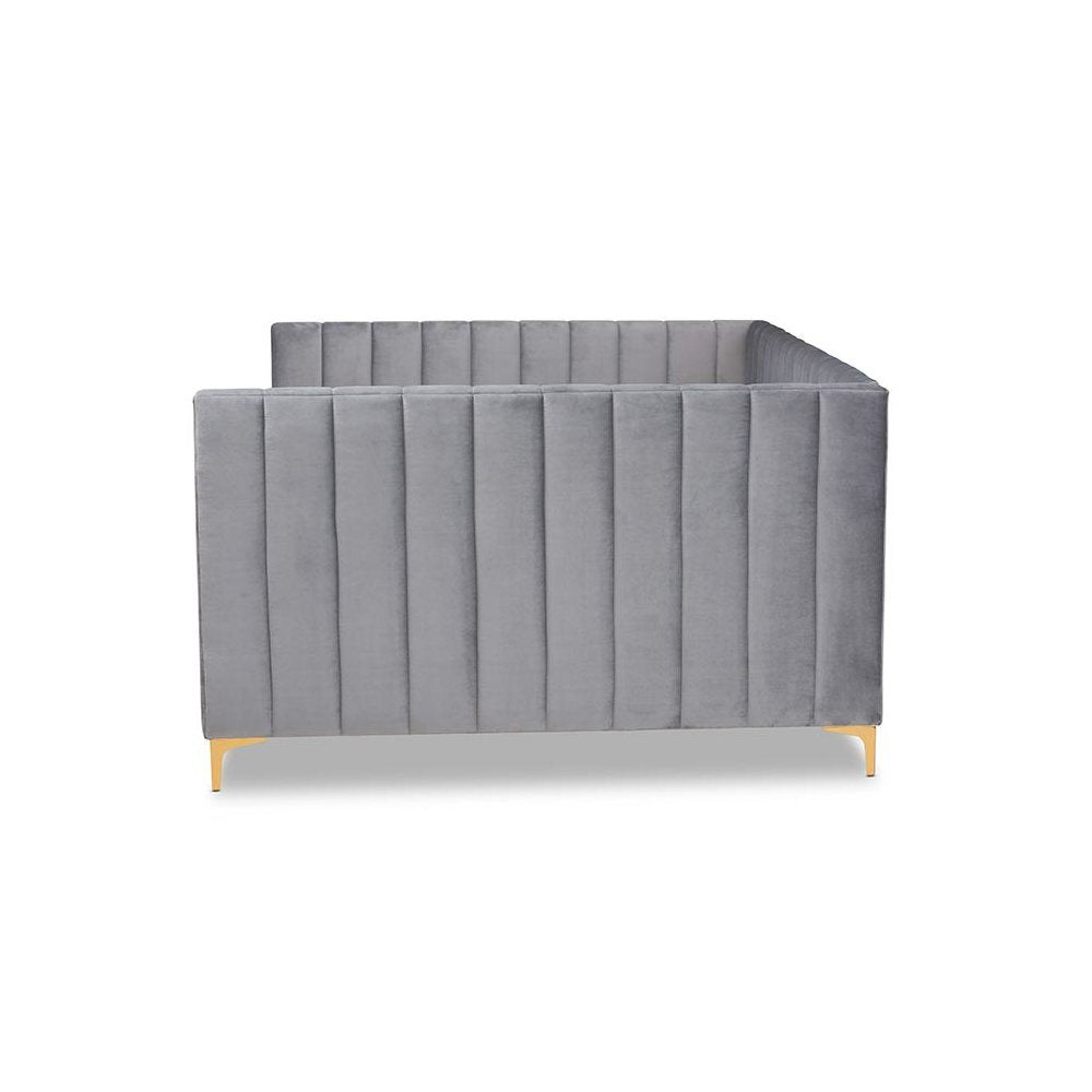 Gold Finished Queen Size Daybed
