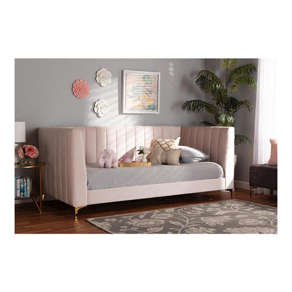 Gold Finished Twin Size Daybed