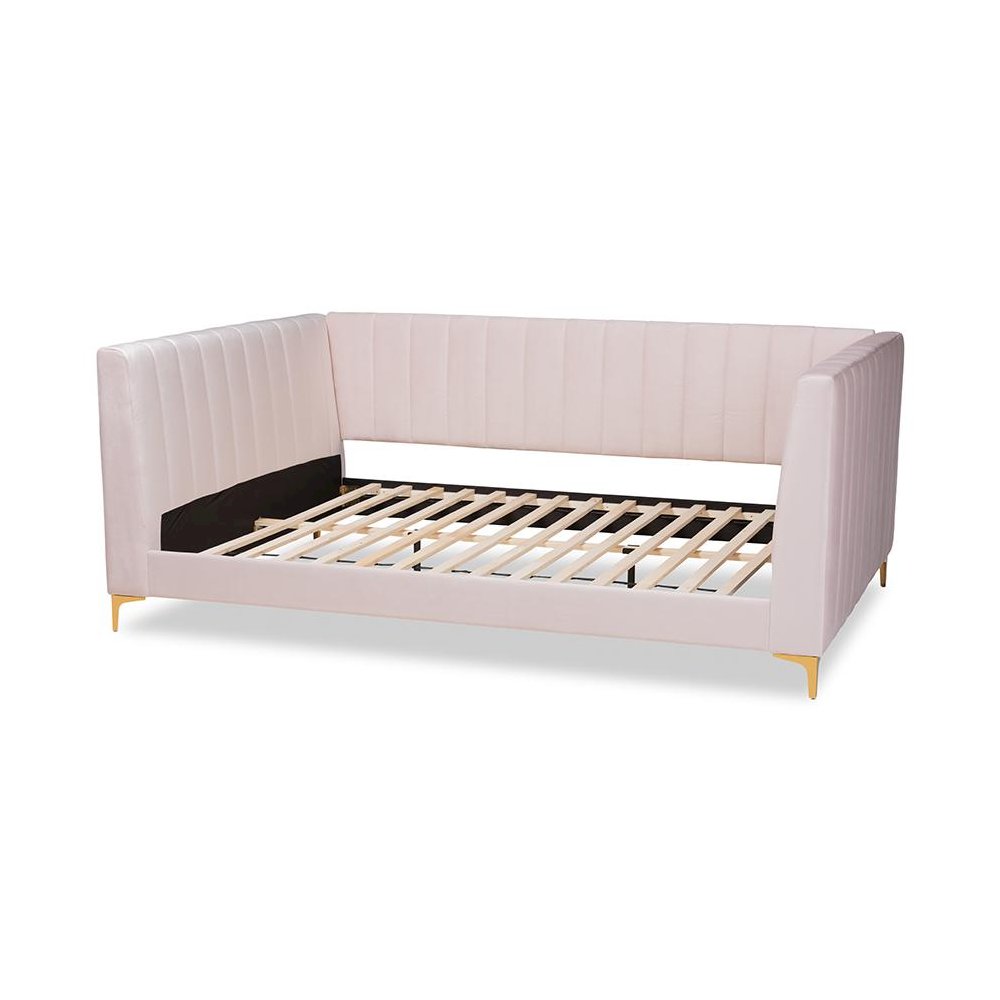 Gold Finished Queen Size Daybed