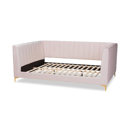Gold Finished Queen Size Daybed