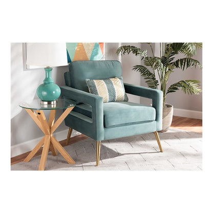 Gold Finished Armchair