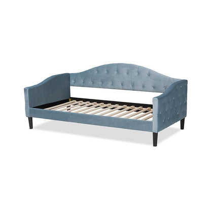 Dark Brown Finished Wood Full Size Daybed