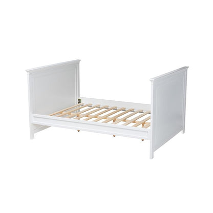 Baxton Studio Ceri Classic and Traditional White Finished Wood Full Size Daybed