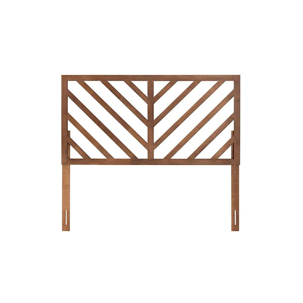 Belisma Modern and Contemporary Ash Walnut Finished Wood King Size Headboard
