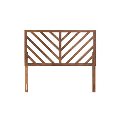 Belisma Modern and Contemporary Ash Walnut Finished Wood King Size Headboard