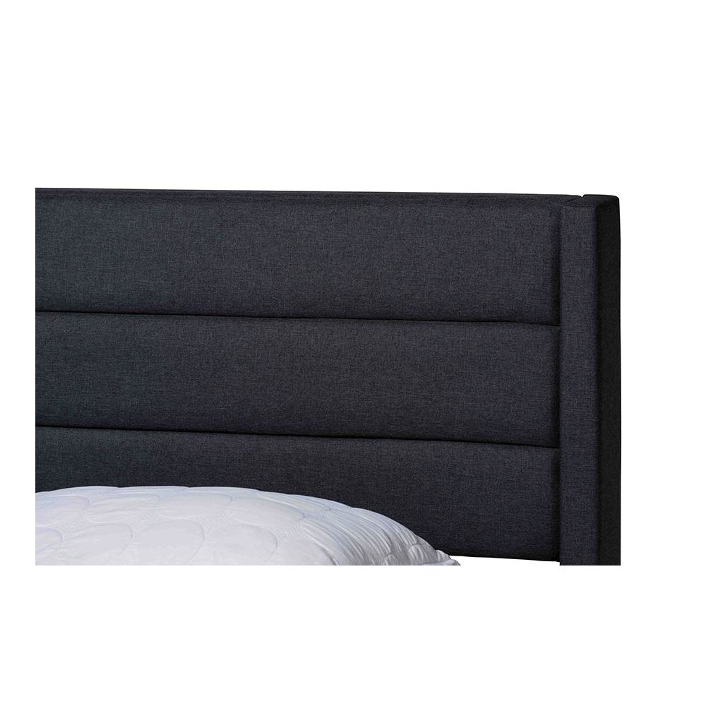 Dark Brown Finished Wood Queen Size 3-Drawer Storage Platform Bed
