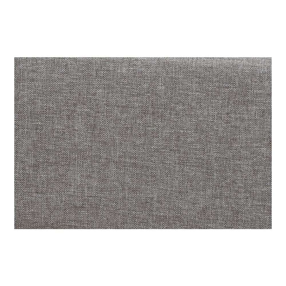 Transitional Grey Fabric Upholstered Queen Size Platform Bed