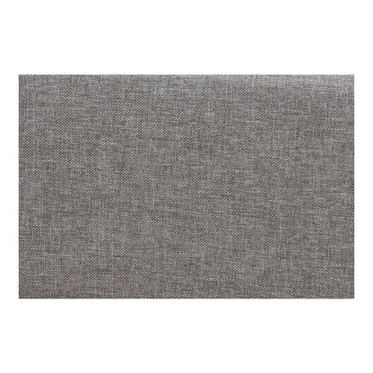 Transitional Grey Fabric Upholstered Queen Size Platform Bed